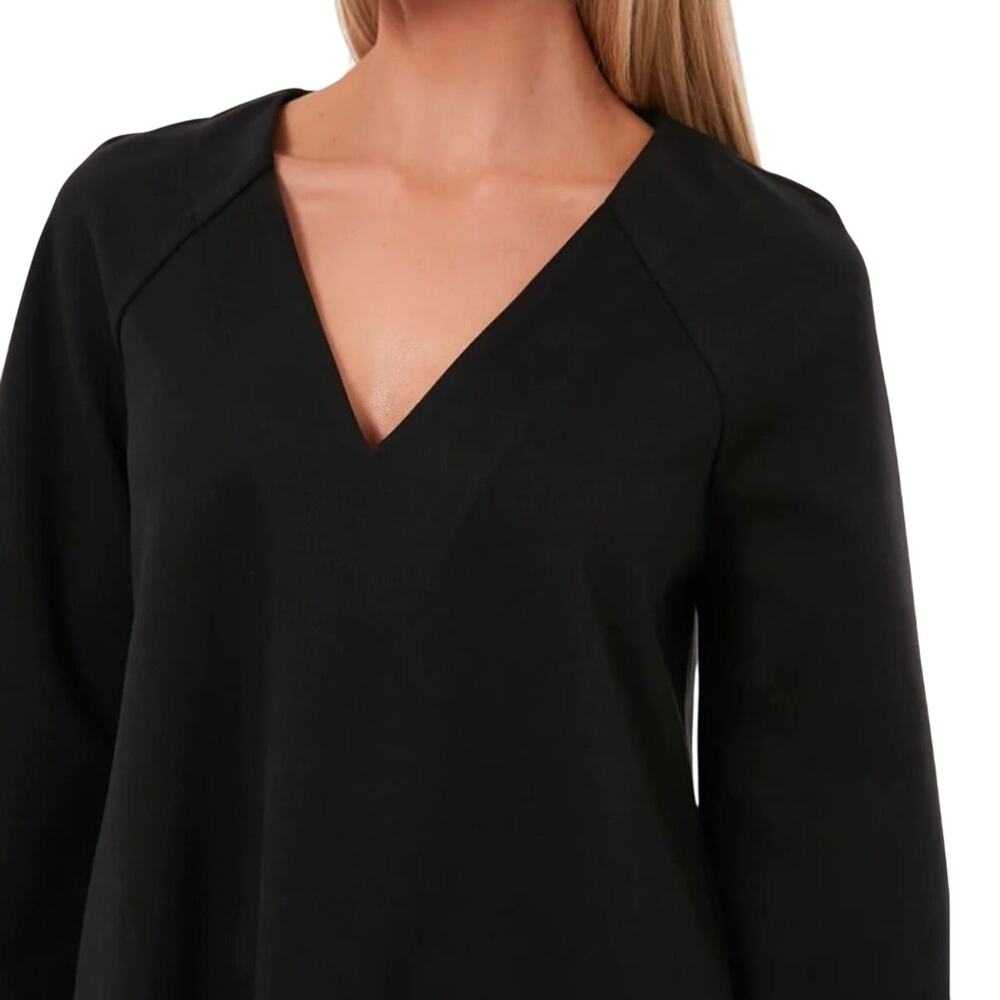 Tuckernuck Pomander Place Audrey Mini Shift Dress Black Bell Sleeve Size XS - Picture 4 of 11
